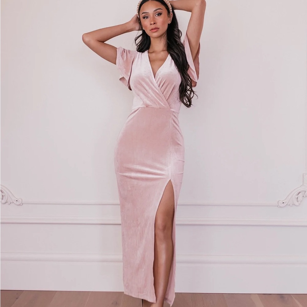 Jessakae Everly Dress in Blush